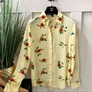 NWT - Ann Taylor Factory Floral Blouse